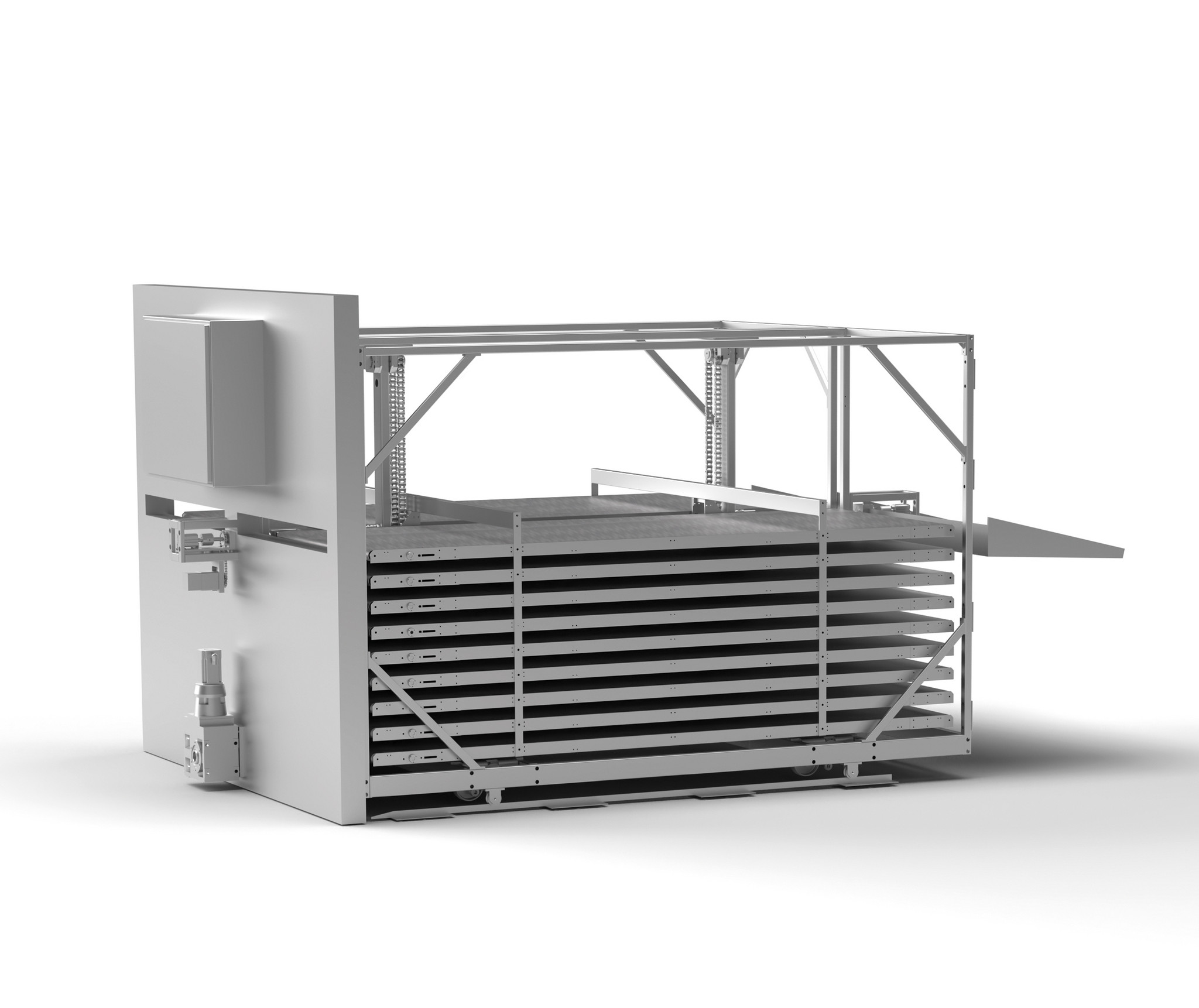 Eco-Froster: Side view of inner case