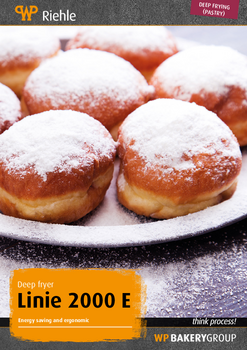 Data sheet deep fryer L2000E