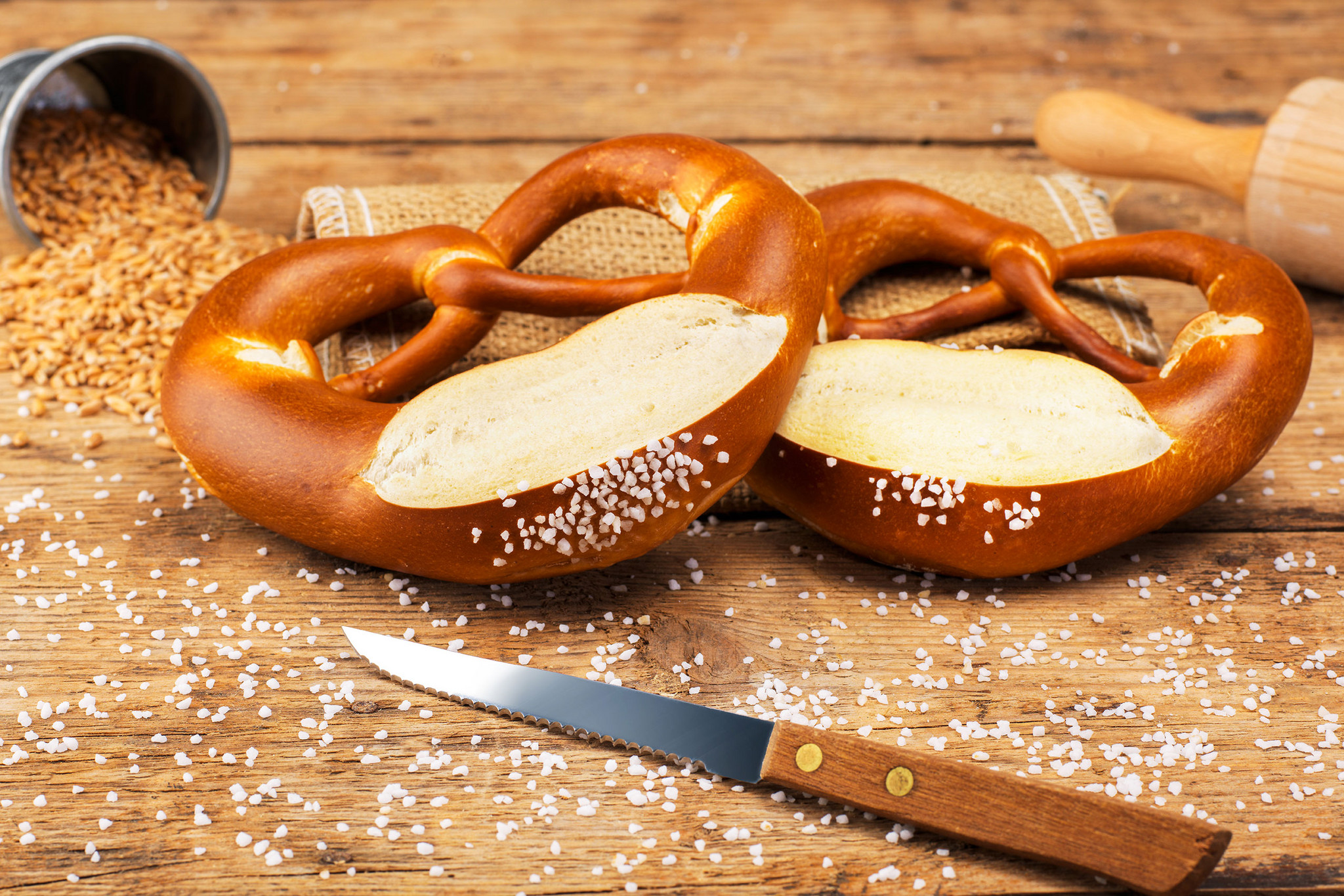 Laugenbrezeln belaugt mit WP RIEHLE 