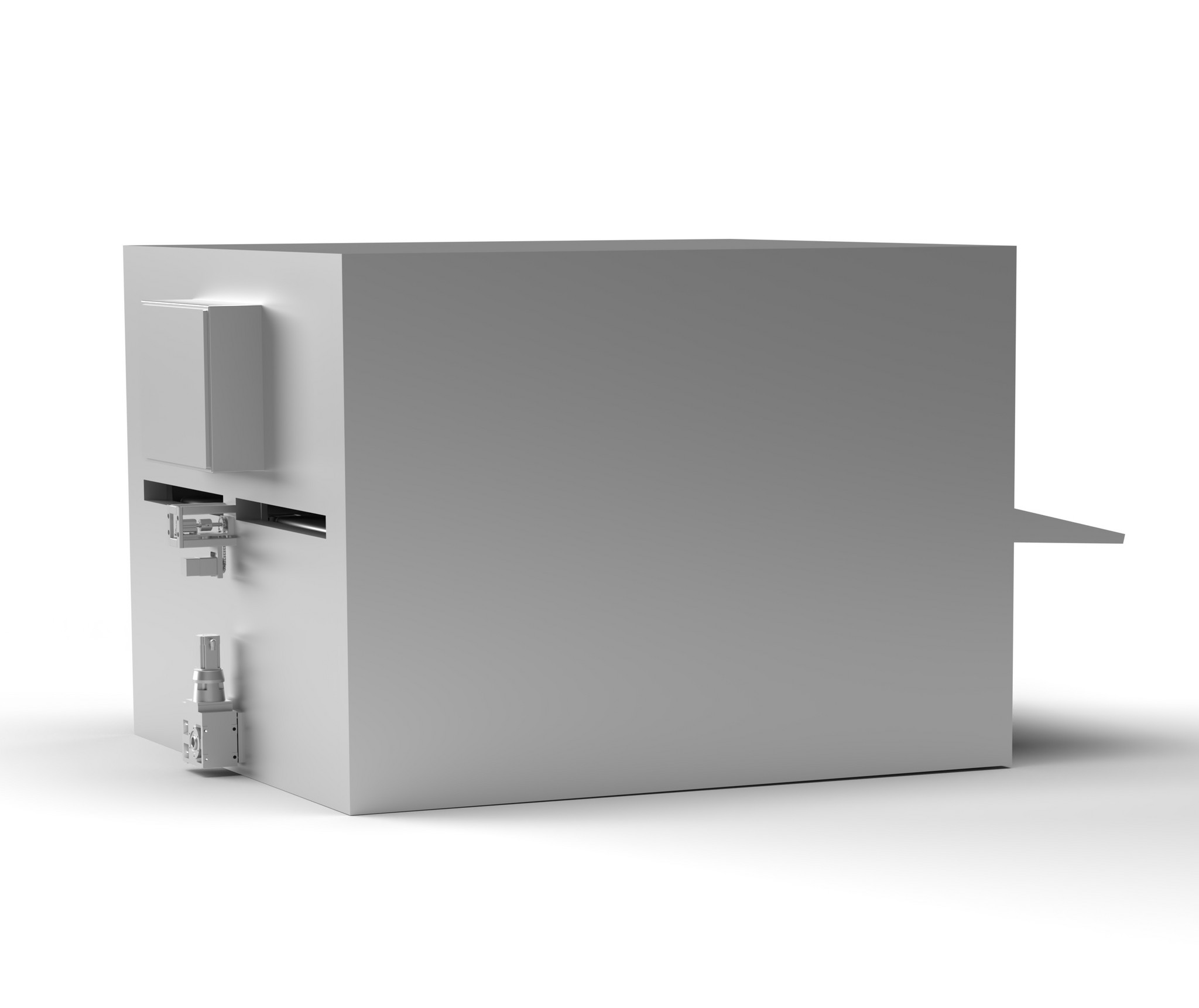 Eco-Froster: Frontal view of the freezer