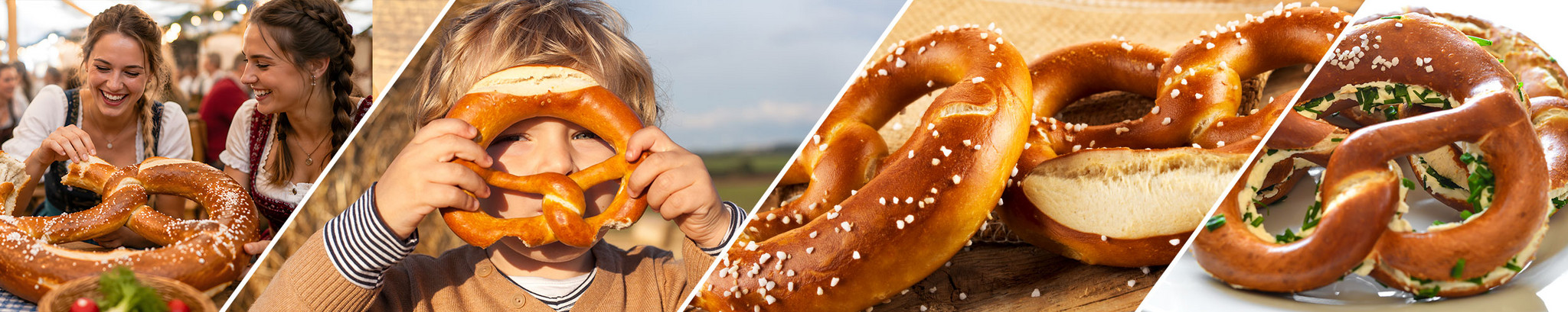 Unterschiedliche Brezelvarianten belaugen Unterschiedliche Brezelvarianten belaugen
