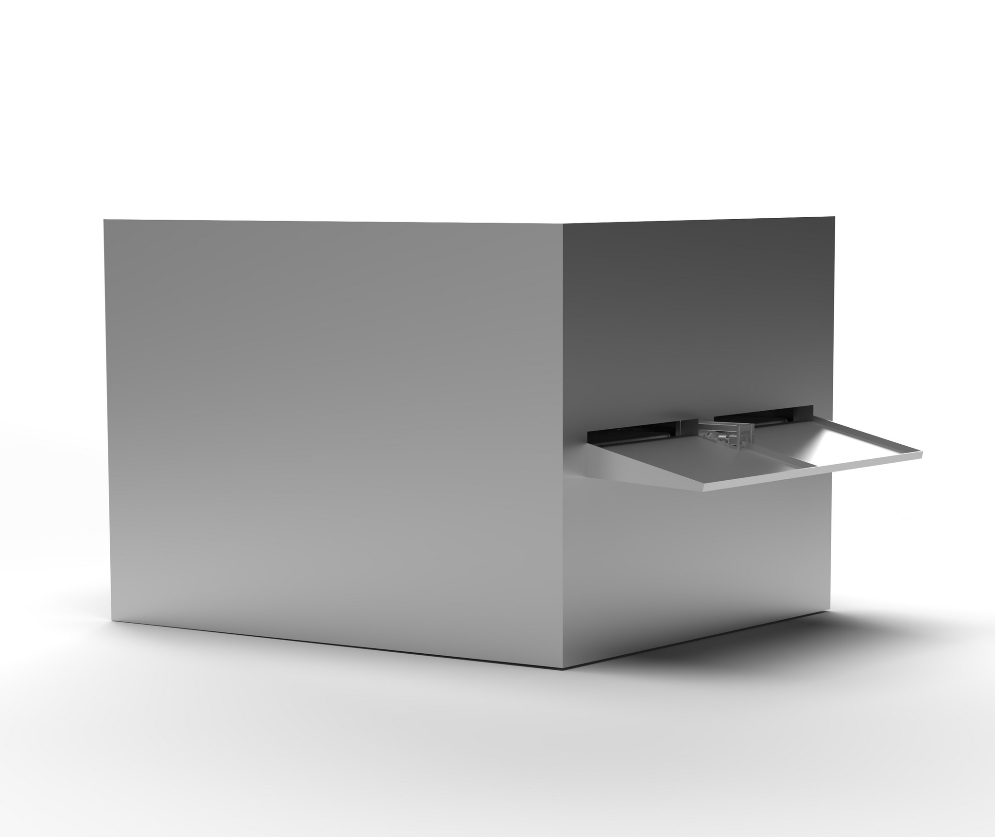 Eco-Froster: Rear view of the freezer