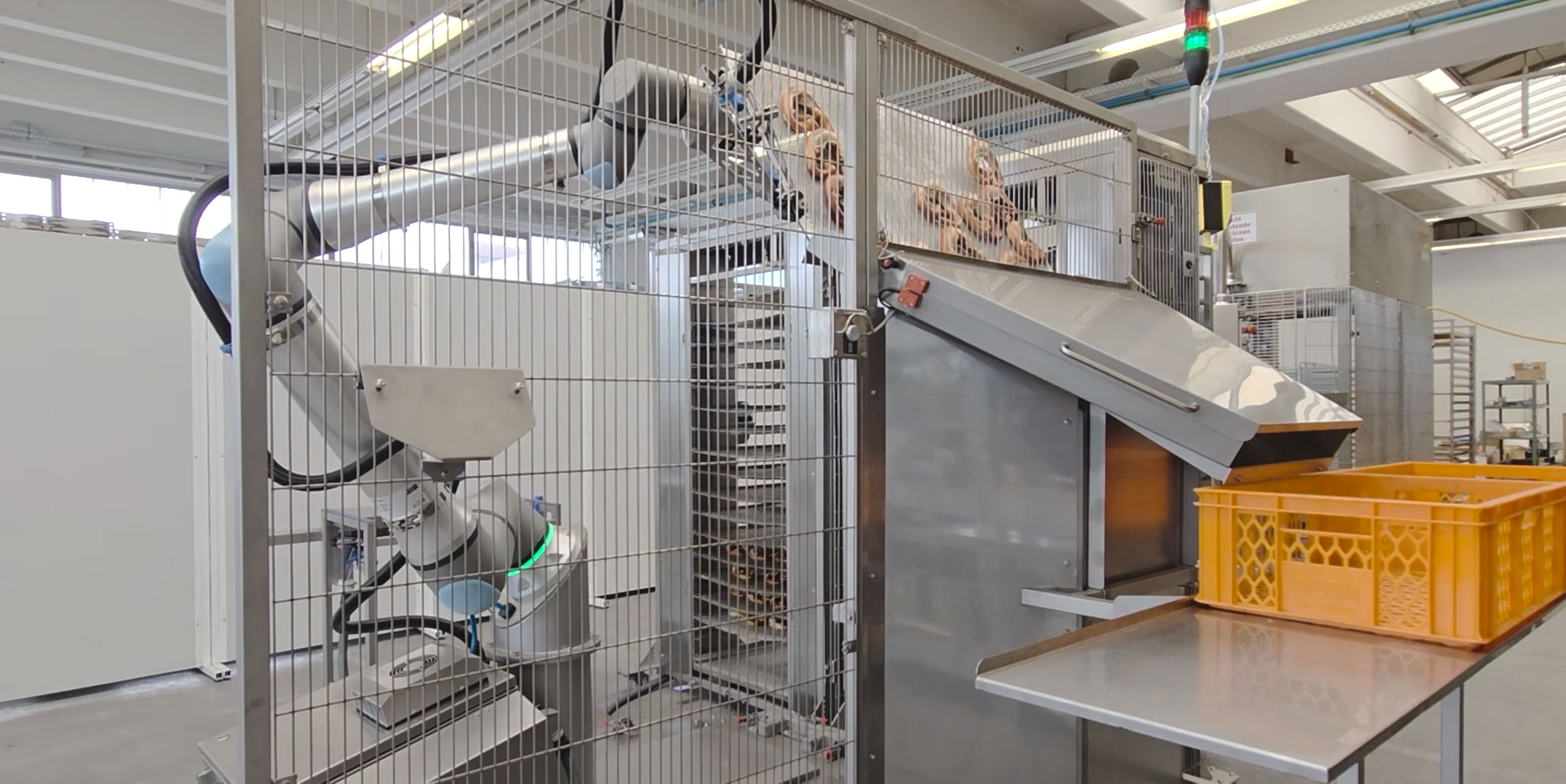 WP Robot Dumping products into boxes WP Robot Dumping products into boxes