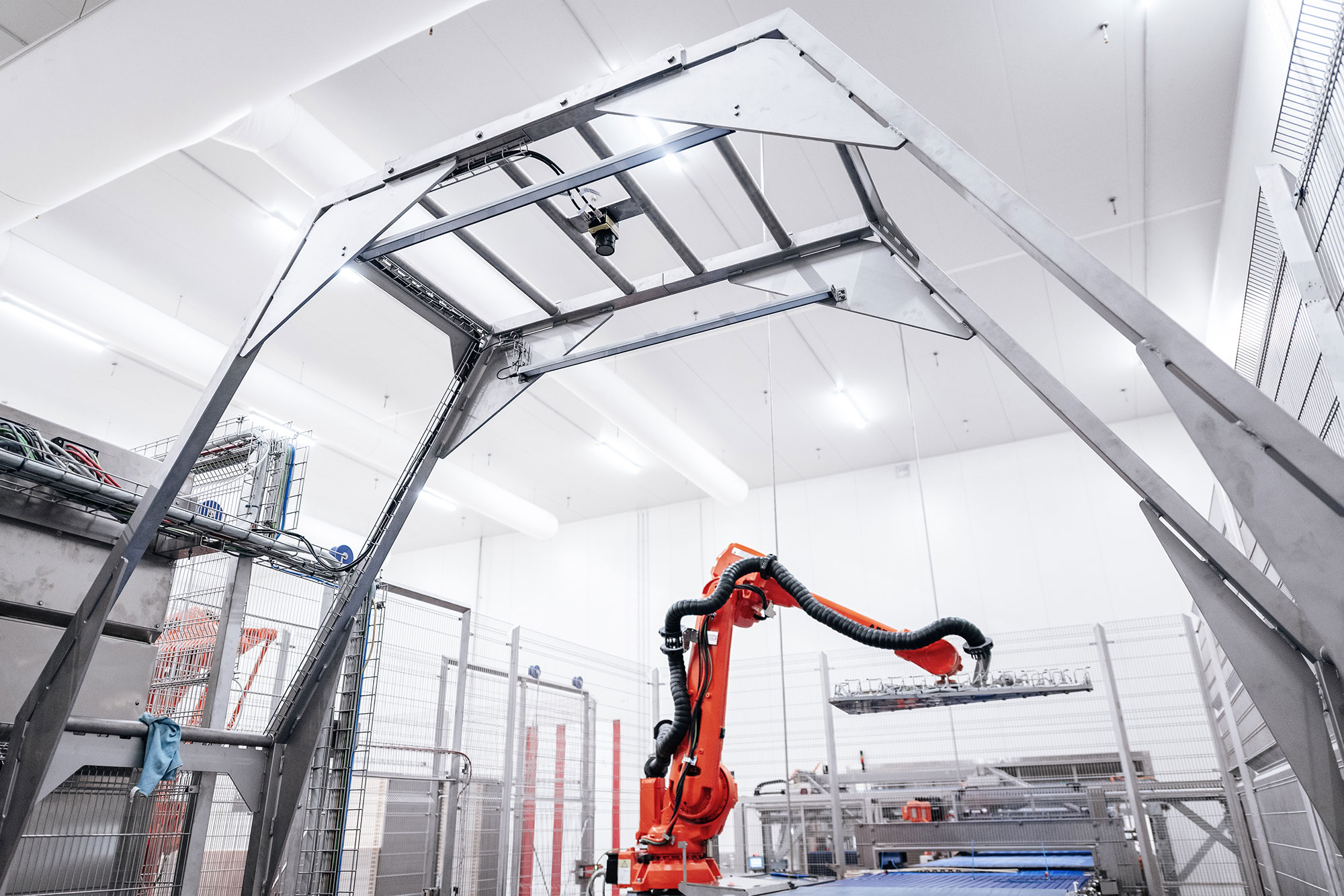 Schneideroboter mit Kamerasystem