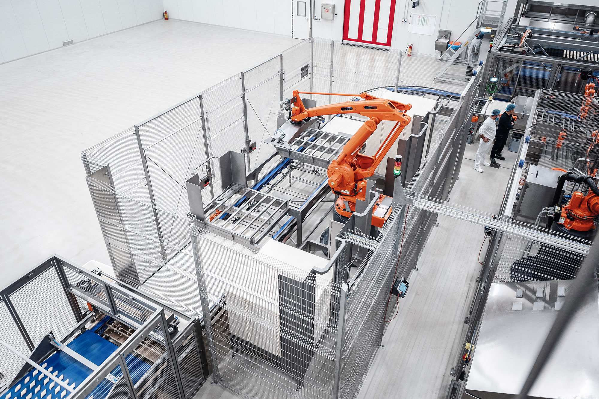 Backstra&szlig;en mit Roboter