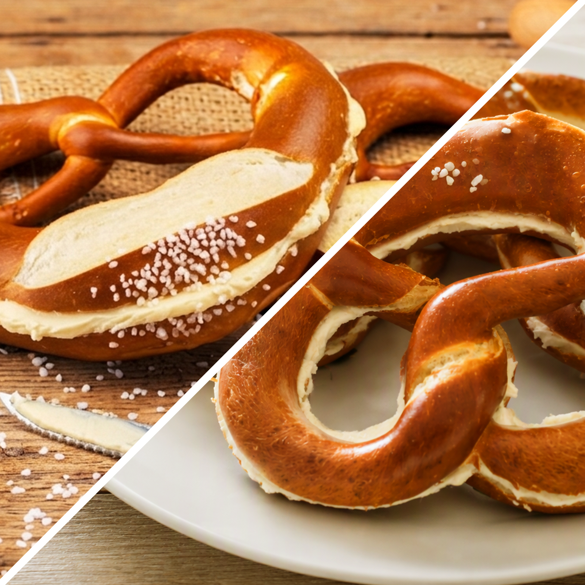 Klassische Butterbrezeln Klassische Butterbrezeln