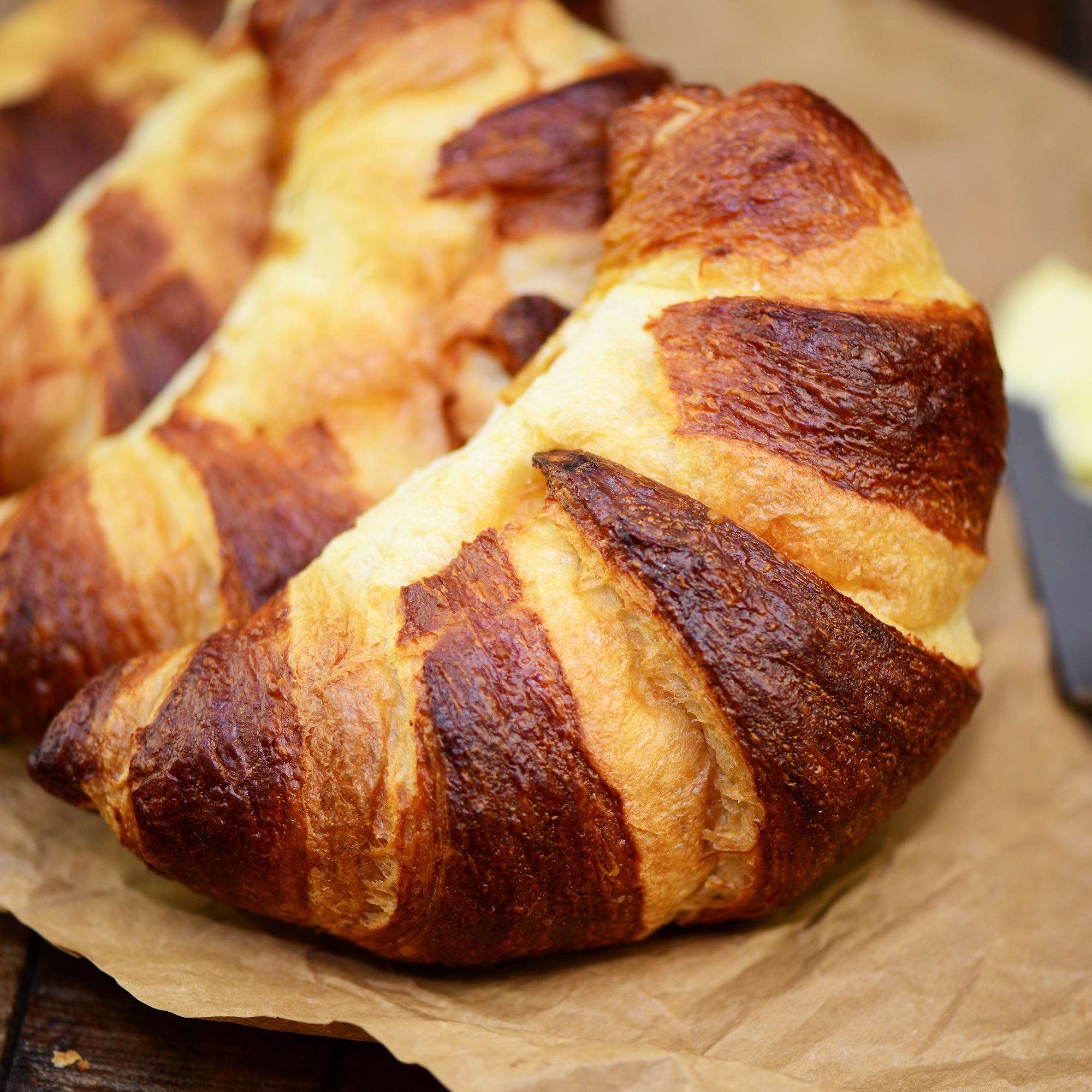Belaugte Croissants herstellen Belaugte Croissants herstellen