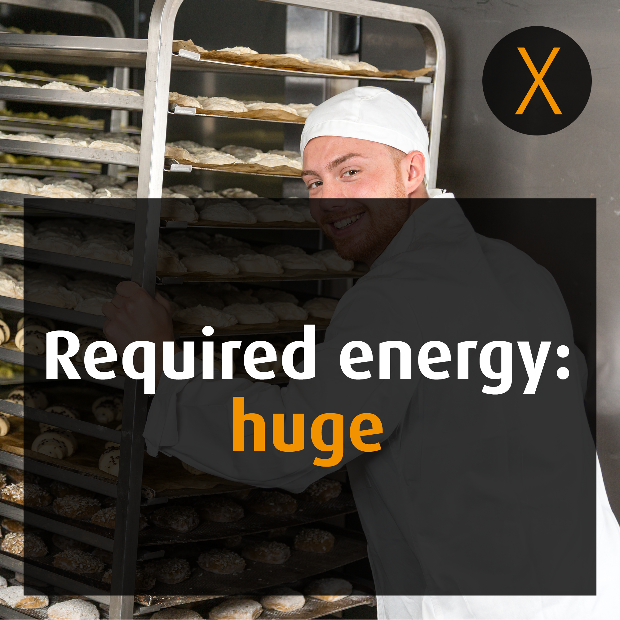 Rack freezers require too much energy