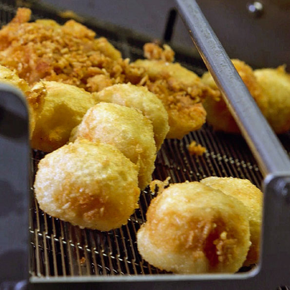 Reisb&auml;llchen frittieren