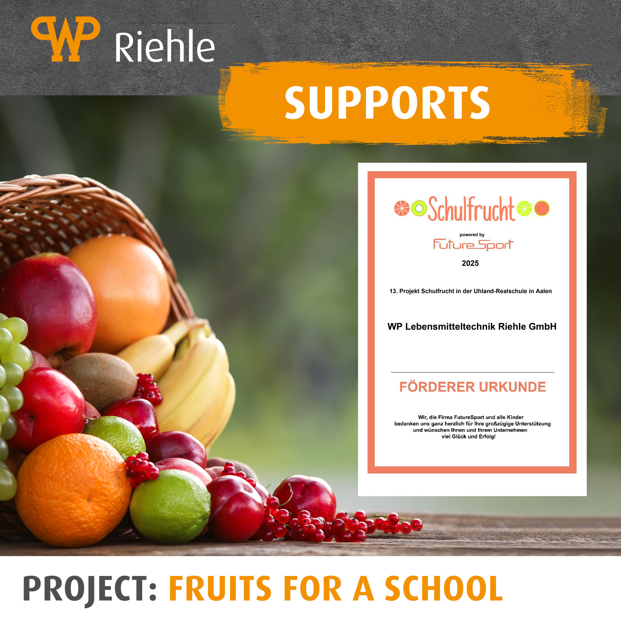 School fruit project Uhland Realschule Aalen School fruit project Uhland Realschule Aalen