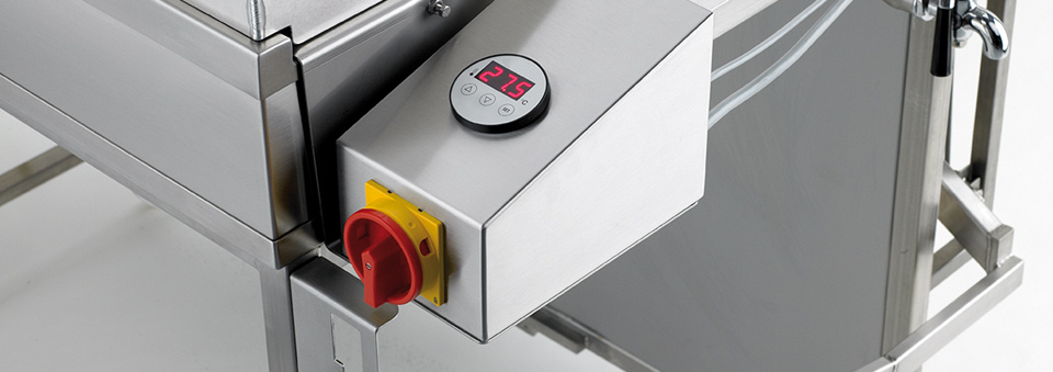 Fettbackautomat L2000M/D – manuelles Fettbackgerät mit Wedekorn und Programmsteuerung - Das manuelle Fettbackgerät mit Wendekorb und Programmsteuerung. Fettbackautomat L2000M/D – manuelles Fettbackgerät mit Wedekorn und Programmsteuerung